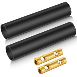 Relaxweex 2 Sets Underground Wire Splice Kit Well Pipe Splice Kit for 8-2 Awg Direct Burial Uf Copper Wire Handle up to 600 Volts Maximum, Includes Connectors and Heat Shrink Tube for Electrical Cable