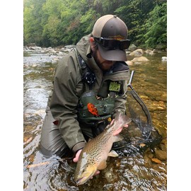 Riverruns Fishing Wading Jacket, Breathable Outdoor Fly Fishing Rain Coat
