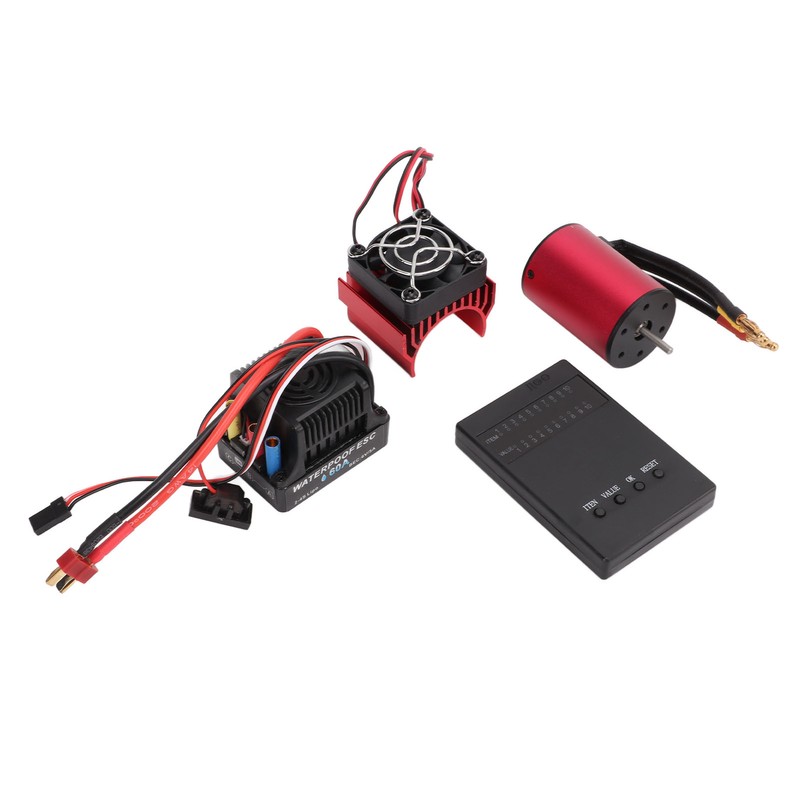 Waterproof RC S3650 5200KV Brushless Motor Set with 60A Brushless