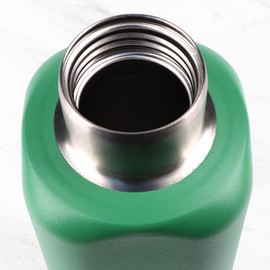 Myga Maui Insulated Water Bottle - 650ml Stainless Steel Double Walled Leakproof Large Water Bottle Flask for 12h Hot & 24h Cold Drinks Reusable BPA Free Travel Friendly - 22oz, Green