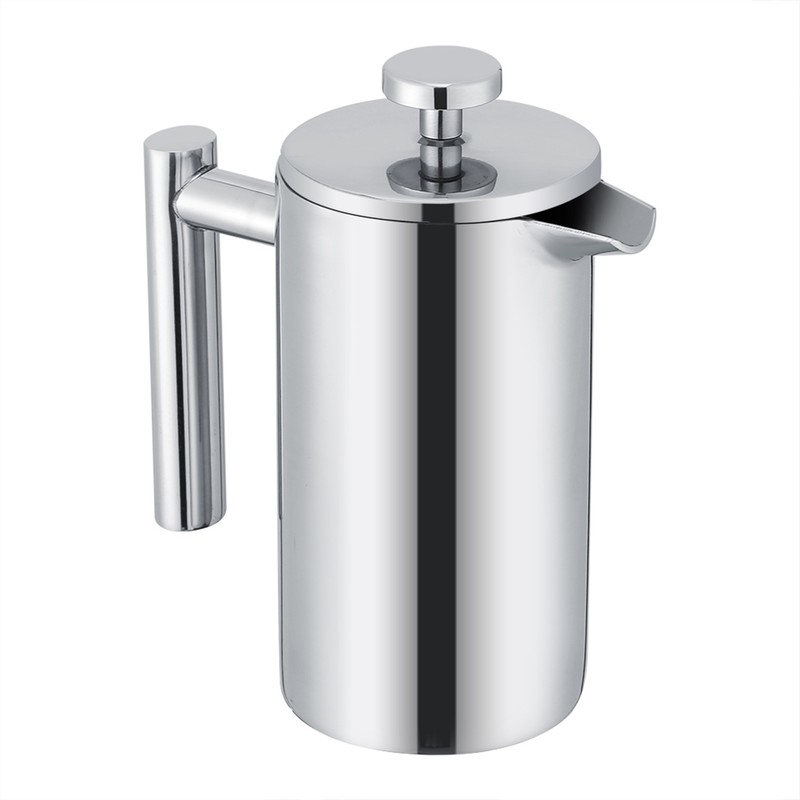 350ML Double Wall Stainless Steel Coffee Maker French Press Tea