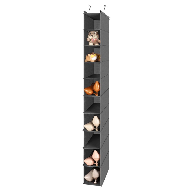 MAX Houser 10-Shelf Hanging Shoe Shelf Organizer, Hanging Shoe Storage