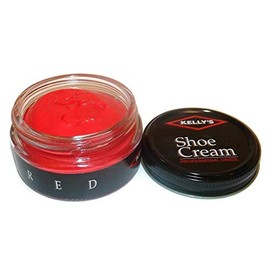 Kelly's Red Shoe Polish 1.5 oz - Professional Leather Shoe Cream