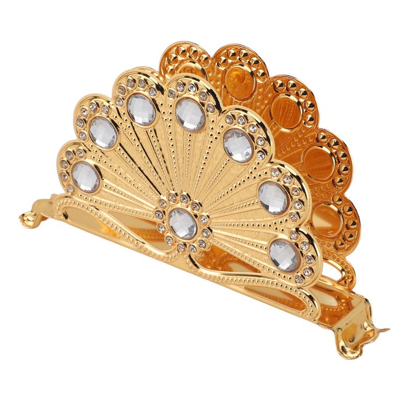 Golden Metal Napkin Holder Exquisite Light Luxury European Style Zinc