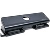 Rapesco 1054 720 4-Hole Metal Punch, 22 Sheet Capacity, Black