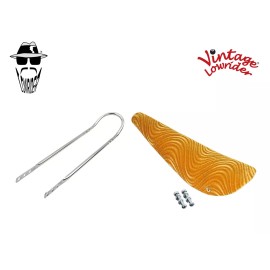 F&R Original Lowrider 20" ORIGINAL LOWRIDER Velour Gold Banana Seat W/Chrome SissyBar 20" Bicycle