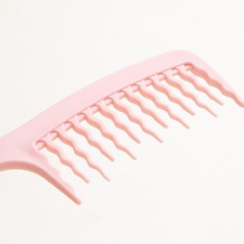 MagiDeal Wide Tooth Hair Comb Hair Brush for Wet Dry Hair Anti Static Hairdressing Lightweight Styling Comb Hair Detangling Comb, pink