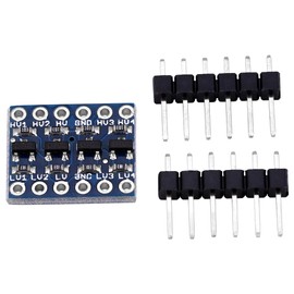 Akozon Level Shifter Logic Level Converter 4-Channel IIC I2C Converter High Low Bidirectional Module from 5V to 3.3V Level Converter for