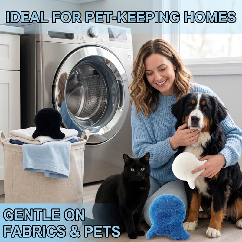 9 PCS Pet Hair Remover for Laundry, Laundry Pet Hair