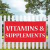 Vinyl Banner Multiple Sizes Vitamins & Supplements F Business Outdoor