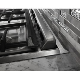 Whirlpool W10113901A Genuine OEM Rear Filler Kit for Slide-In Ranges, Stainless Steel – Replaces 9757784SS, 4396947, W10097260, W10140537