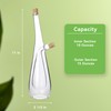 Lily's Home Glass Olive Oil and Vinegar Dispenser Bottle, for