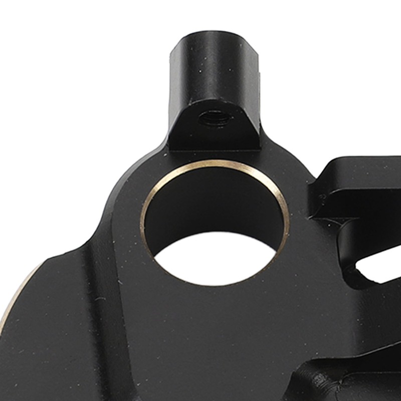 2Pcs RC Steering Knuckles Black Coated Brass Front Steering Knuckles