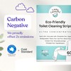 Lazy Coconuts Toilet Bowl Cleaner Strips - 60 Cleans, Plastic-free,
