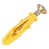 Plastic Expansion Wall Screw Plug Screw Fixings + Self-Tapping Screws