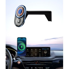 Masergogo Wireless Charging car Phone Holder for Acura MDX 2022-2025 Accessories 12.3 inch Screen Fixed Clip,360° Rotation car Phone Mount Compatible with MagSafe