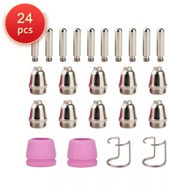 Smart Weld 24 pcs Consumables Kit fit BESTARC BTC500DP Plasma Cutter