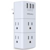 USB Multi Plug Outlet Extender - YISHU Surge Protector with