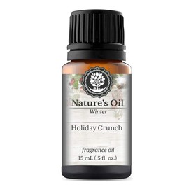 Holiday Crunch Fragrance Oil (15ml) for Diffusers, Soap Making, Candles, Lotion, Home Scents, Linen Spray, Bath Bombs, Slime