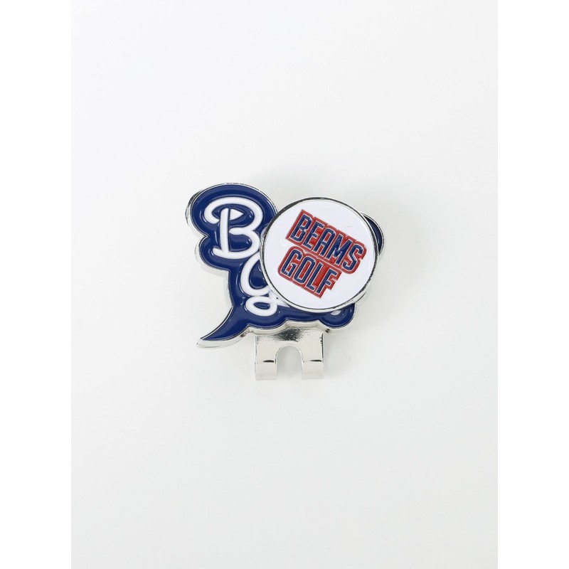 Beams Golf Short Sleeve TEE Clip Marker Script Men's Navy