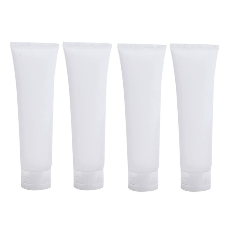 Refillable Empty Plastic Tubes Clear Cosmetic Container Soft Plastic Tube