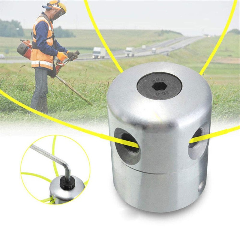 TopHomer 4 X Universal Aluminium Strimmer Head, Grass Trimmer Head