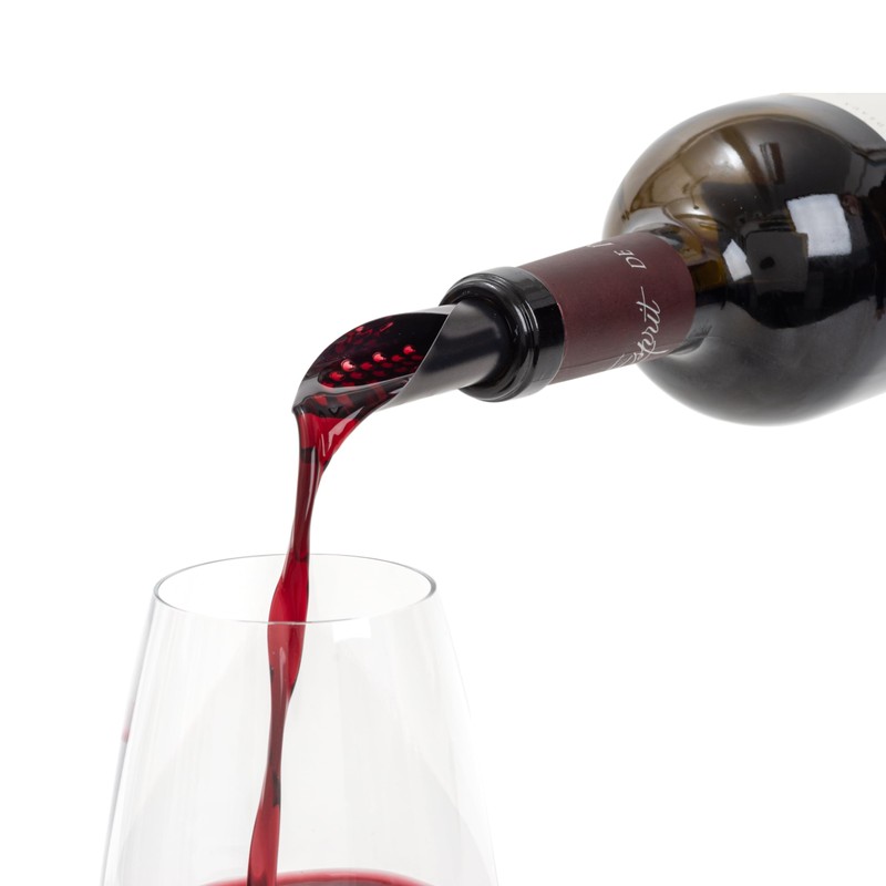 L'ATELIER du VIN - Silver & Black Soft Pourer with
