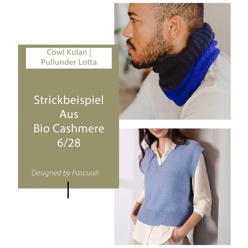Pascuali Cashmere 6/28, 25 g, 100% Cashmere Wool, Organic Cashmere
