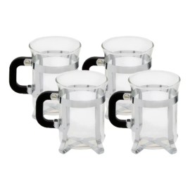 Baum Brothers Set Con 4 Tazas De 200 Ml De Acero Inoxidable