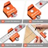 Carpenter Square Tool, Preciva Combination Square 12 Inch/300mm, 45 90