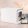 Angel Themed MTG Commander Deck Box with Dice Tray (White&Grey)