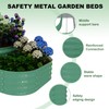 3-in-1 Green Galvanized Steel Raised Garden Bed Kit – Convertible