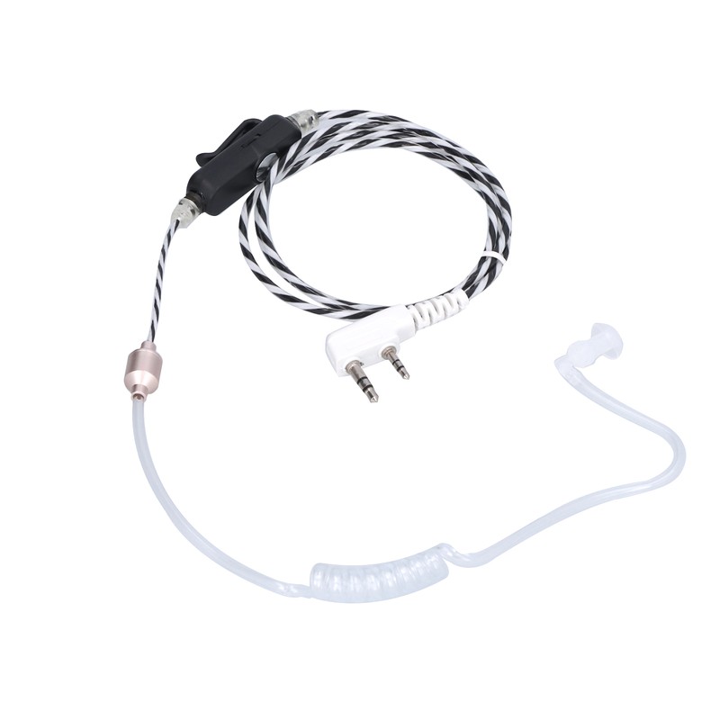 Walkie Talkie Earphone Adjustable Volume Acoustic Tube KHead for BaoFeng