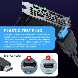 Duttek - Cable HDMI corto 4K, cable HDMI a HDMI de alta velocidad, cable HDMI 2.0, HDMI macho a macho soporta 4K a 60Hz 18Gbps, con puerto HDMI de silicona adecuado para pruebas de fábrica de 1