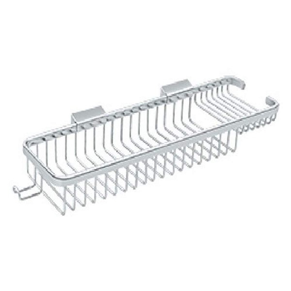 Deltana WBR1850HU26 17 1/2-Inch Rectangular Wire Basket with Hook