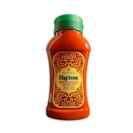 Mustapha’s Harissa Hot Sauce – North African Hot Pepper Paste, No Sugar, Preservative-Free, Non-GMO, Vegan, Paleo & Keto Friendly, Perfect for Chicken, Beef & Eggs, 18.34 oz Squeeze Bottle