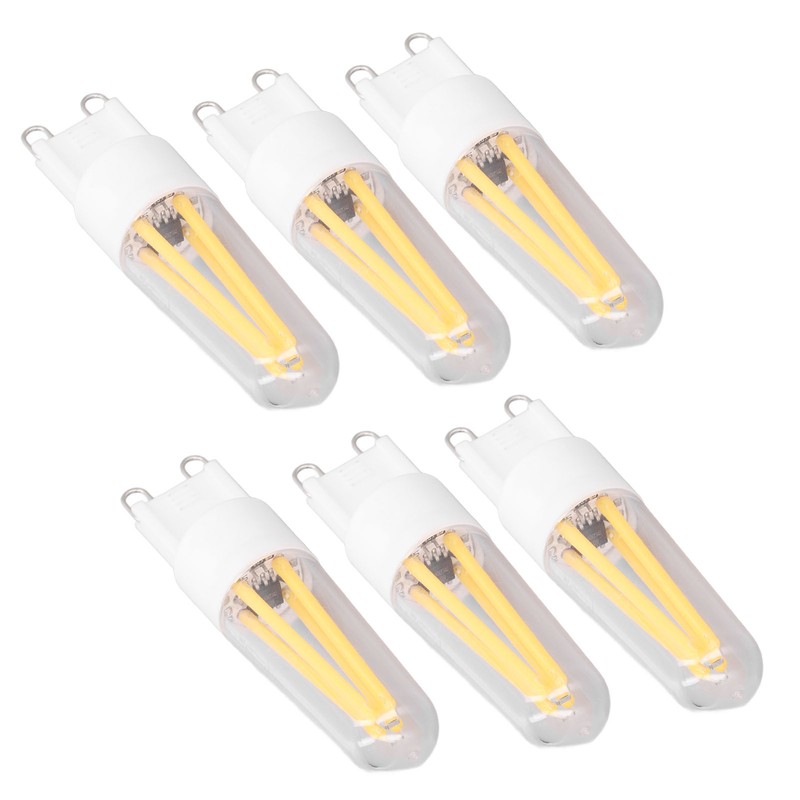 10Pcs G9 LED Bulb 3W 200LM Long Filament Bulbs for