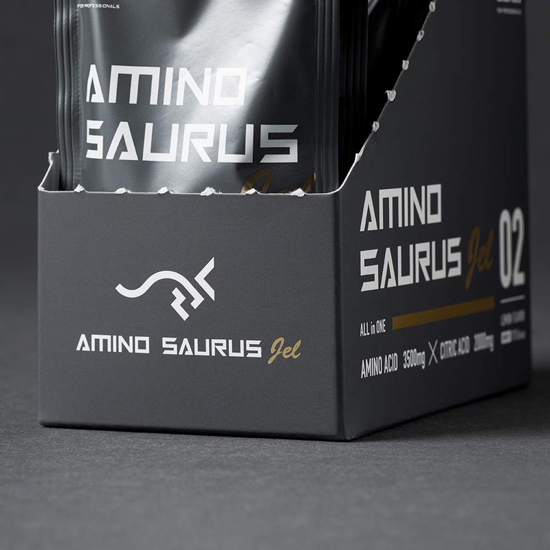 AMINO SAURUS GEL(アミノサウルス ジェル) アルギニン2000mg シトルリン1000mg クエン酸2000mg マグネシウム50mg カフェイン75mg レモン味