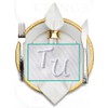 Pack of 6 cloth napkins with monograms high quality embroidery;