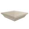 4 in. x 4 in. New England Clay Post Top