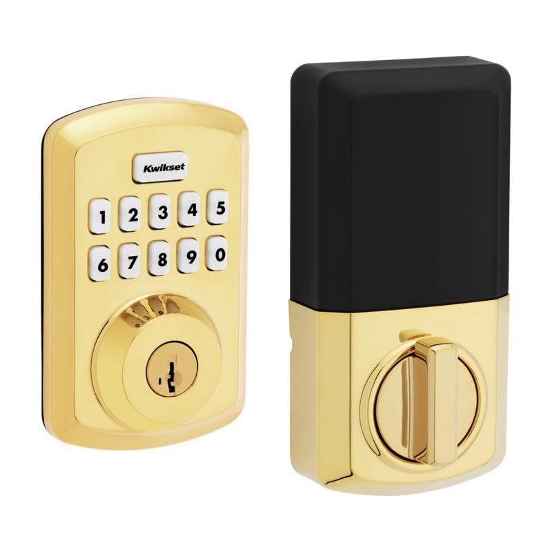 Kwikset 9240TRL-L03 Traditional Powerbolt Electronic SmartCode Deadbolt with RCAL Latch