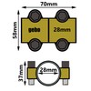 Gebo rd - Pipe Clamp Diameter 28 mm Copper