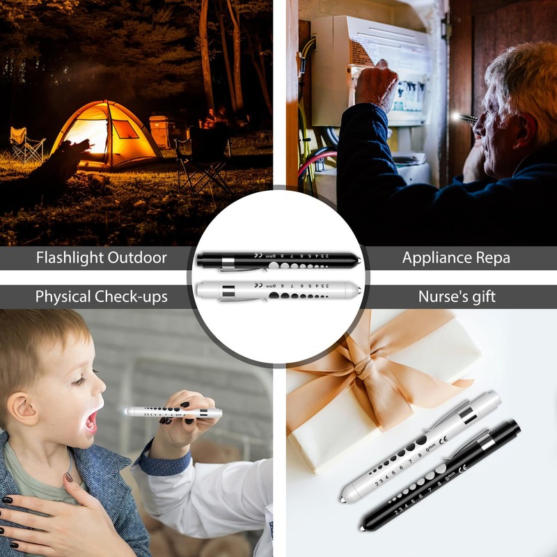 RISEMART Pupil Light, Diagnostic Light, Nurse Emergency Service Accessories with