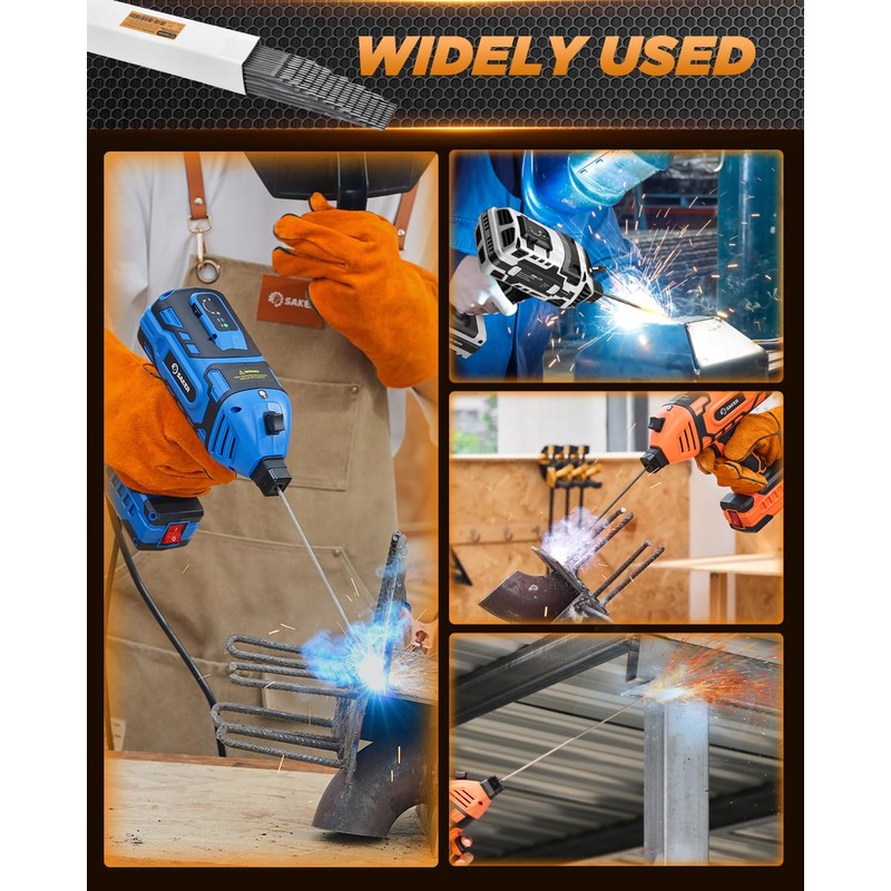Saker E6013 Welding Rod 1/8'' 10LB Carbon Steel Stick Welding