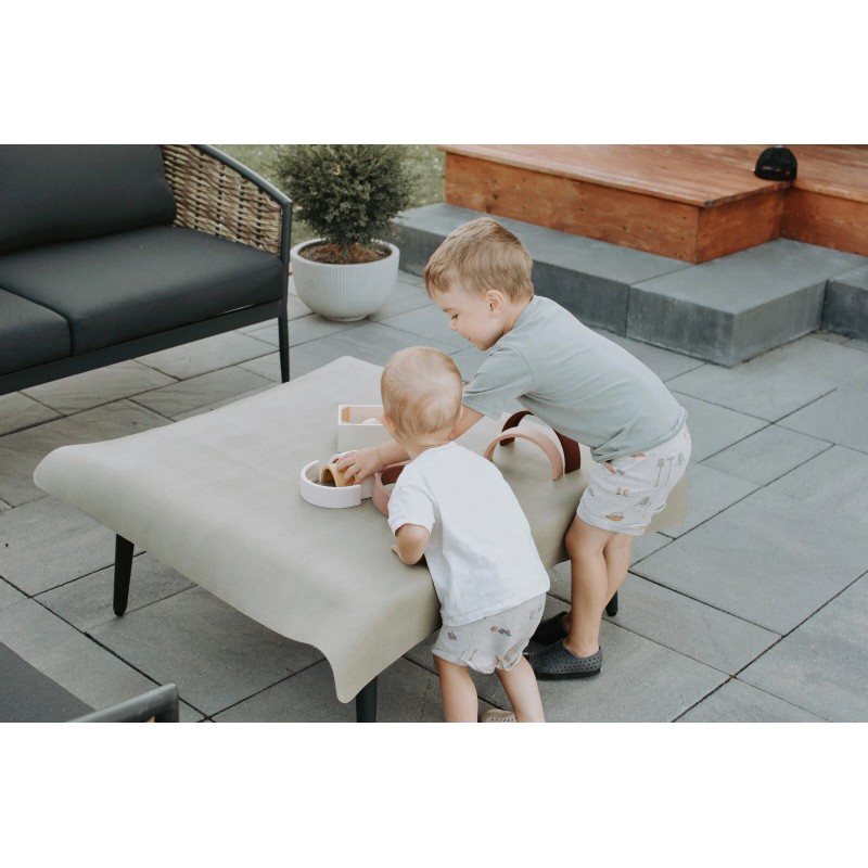 Uniklook Vegan leather Cloth Double Sided Playmat Waterproof blanket 39"x39"