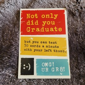 Leanin’ Tree Leanin Tree Greeting Card - Graduation