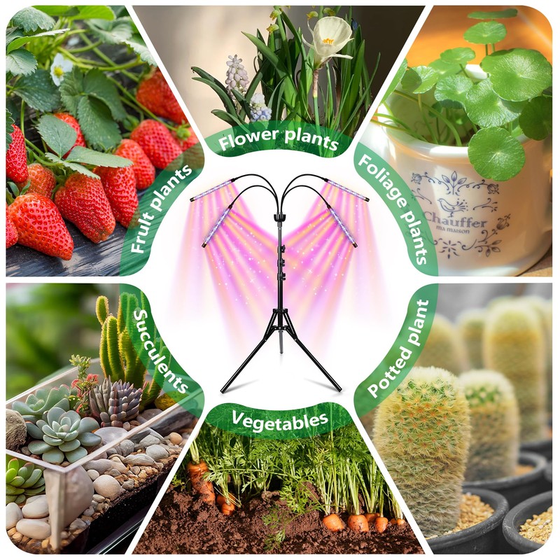 LED Grow Lights for Indoor Plants Full Spectrum with 15-63