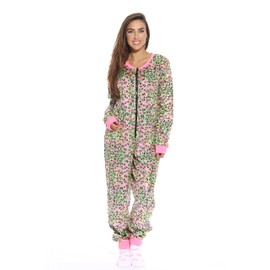 Just Love Adult Onesie -Leopard Foil-Large