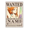 Cuadro Decorativo One Piece Wanted Monkey D Luffy Anime Negro