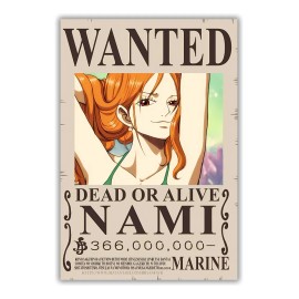 Cuadro Decorativo One Piece Wanted Monkey D Luffy Anime Negro One Piece Wanted 11